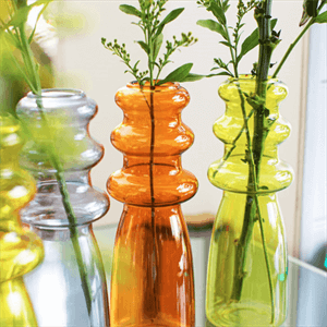 Sass & Belle Olive Ripple Vase